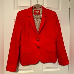 J Crew Red Blazer